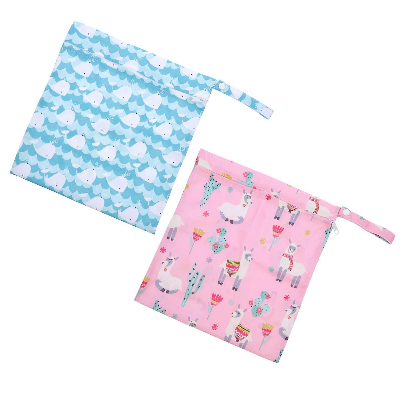 Diaper Storage Bag Waterproof for Storage Use 6Pcs Reusable Nursery Accessory