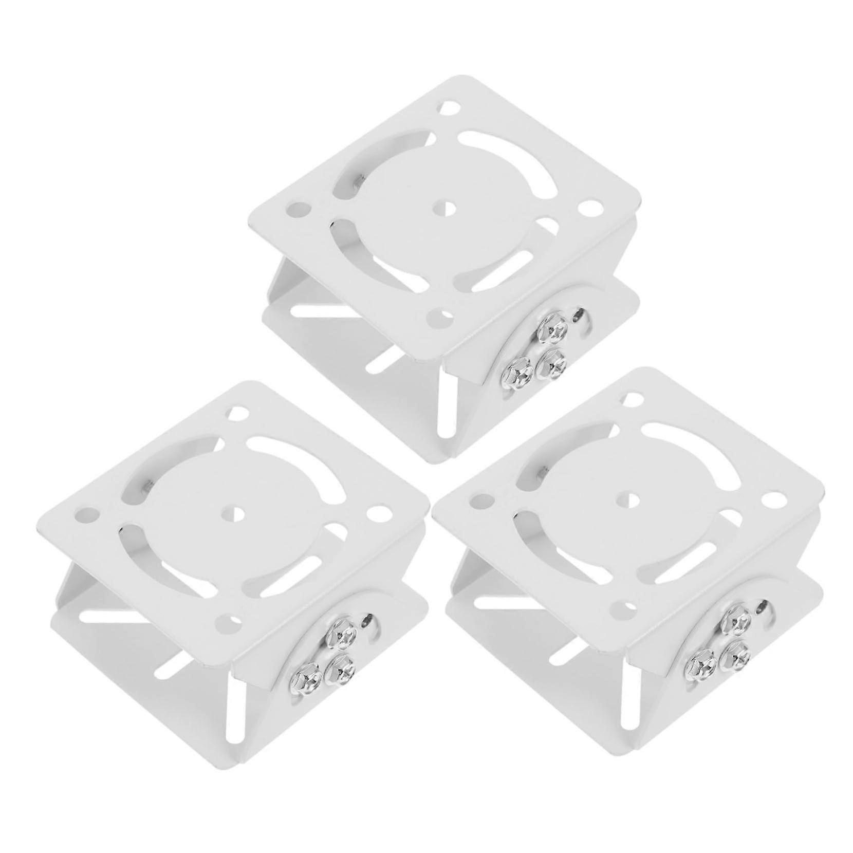 3pcs Universal CCTV Camera Mount Bracket for Wall and Ceiling Surveillance with Stable Support