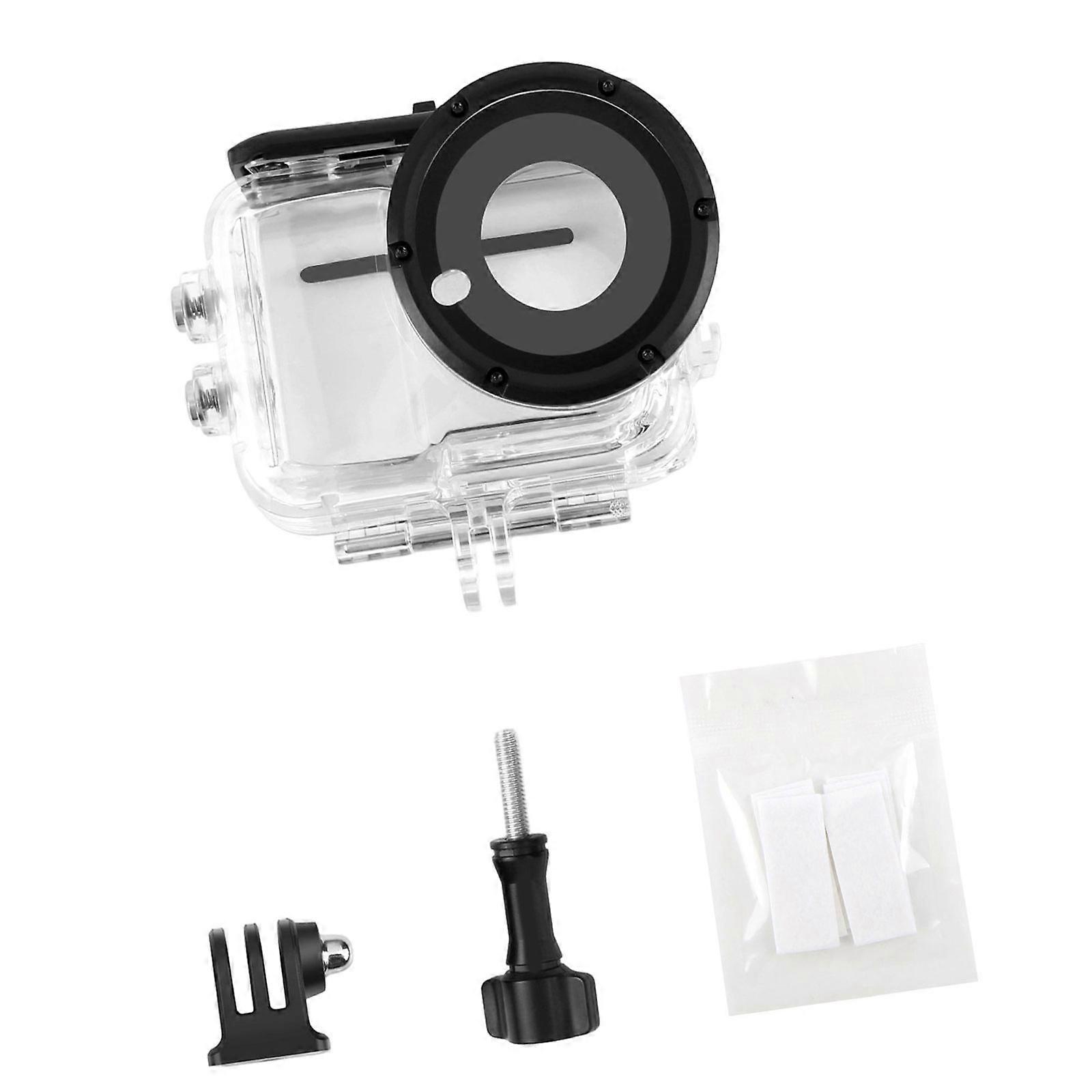 50m Waterproof AntiFog Action Camera Dive Case With Quick Release and Full Button Access for GO Ultra Multicolor