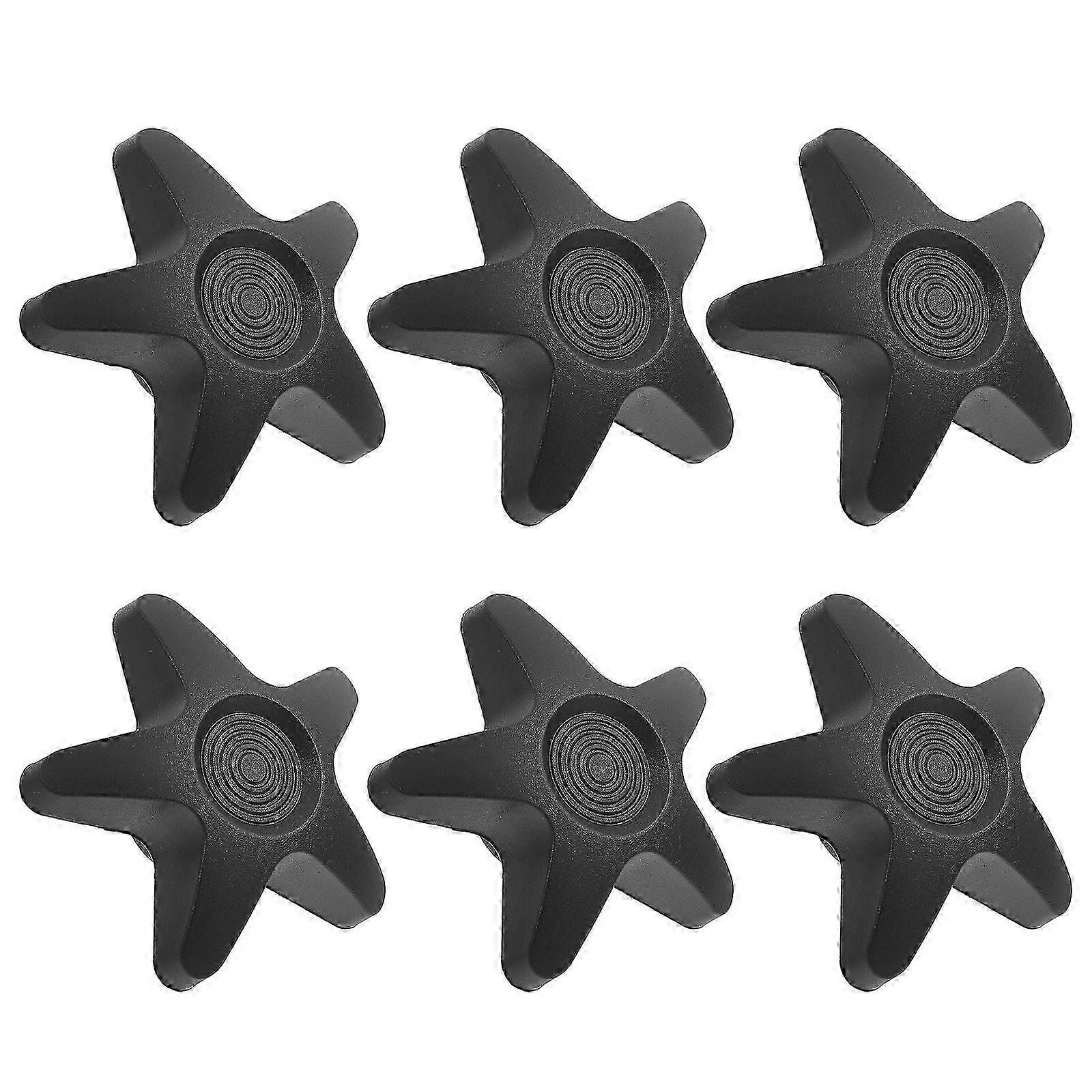6pcs Essential Wheelchair Control Knobs | Replacement & Adjustment Star Knobs (M6)