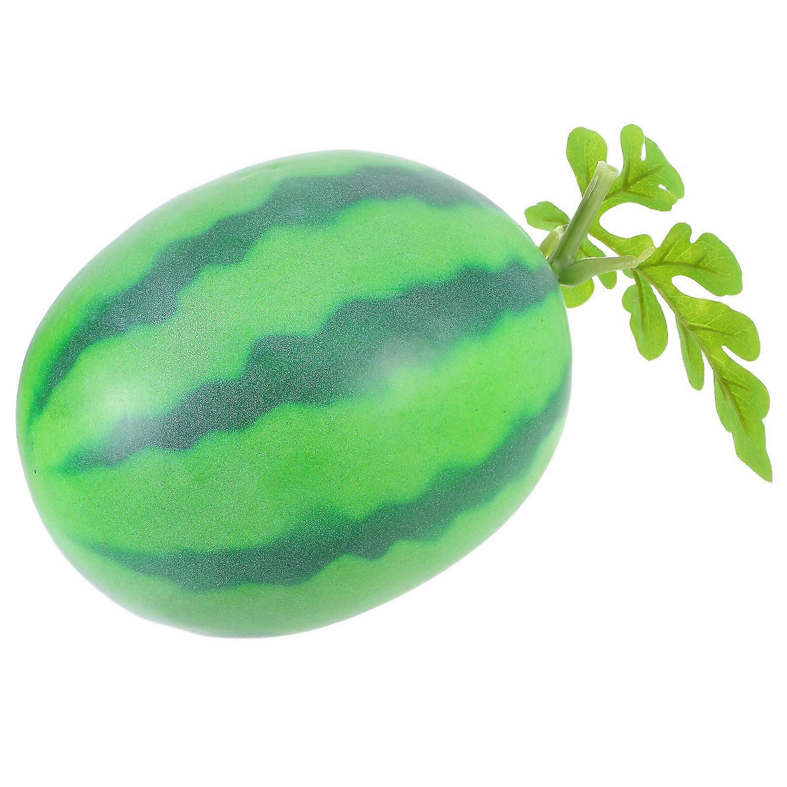 Artificial Foam Watermelon Model for Decor Realistic Fruit Prop