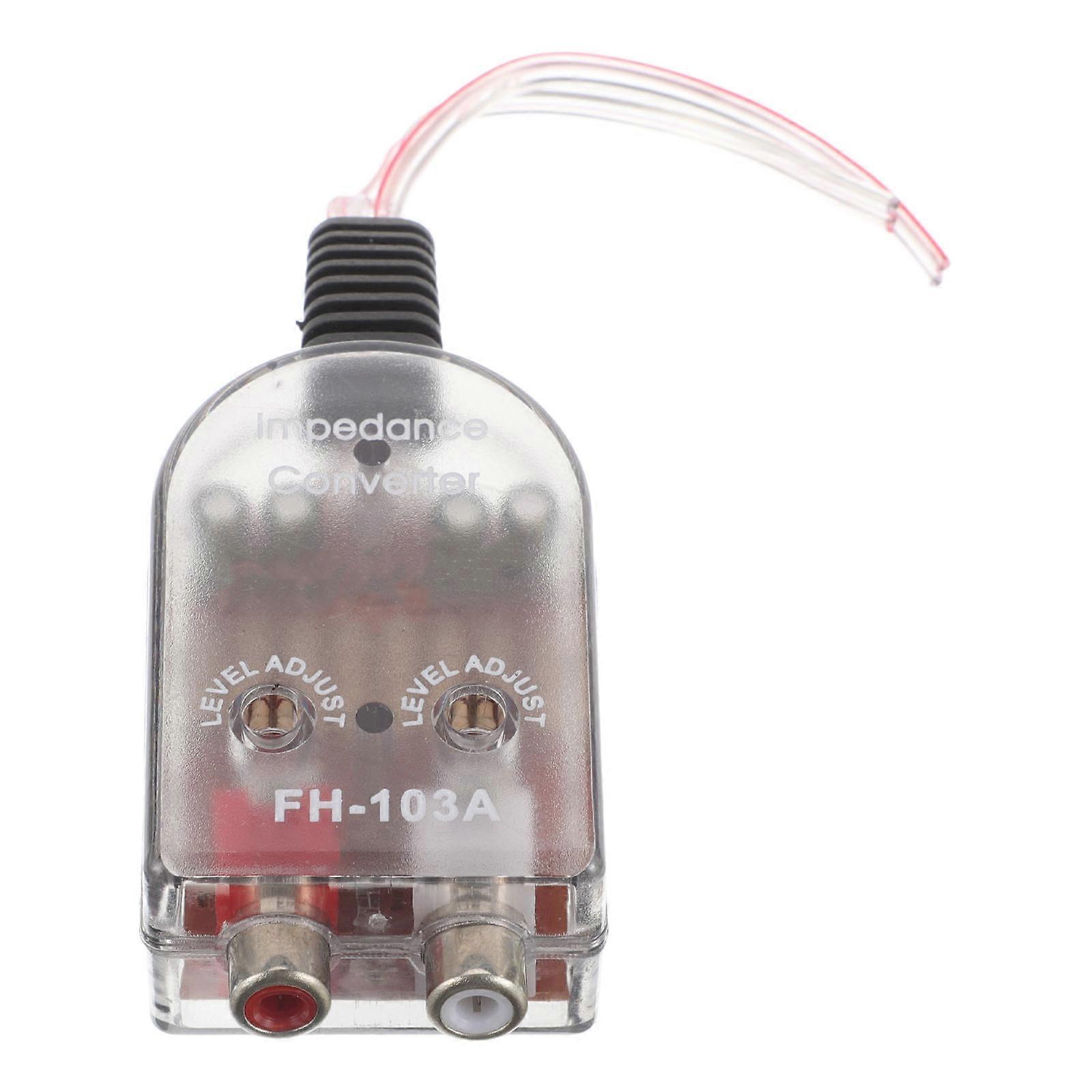 High to Low Audio Converter for Car Audios with Adjustable Function