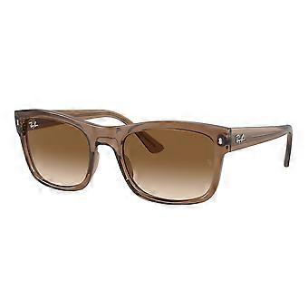 Ray-Ban RB4428F Asian Fit 664051 Full Rim Transparent Light Brown Unisex Wayfarer Sunglasses UV2 Original