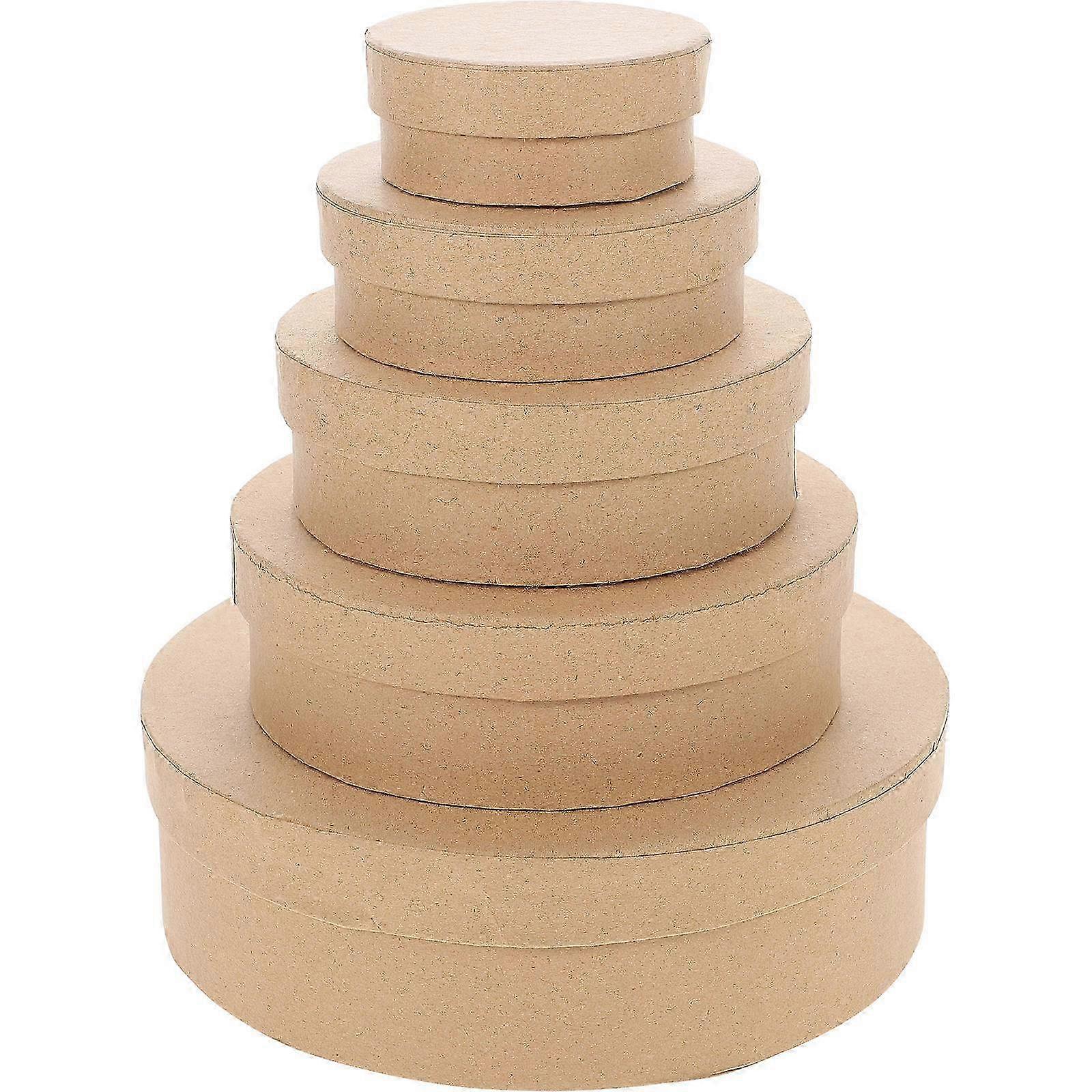 Round Souvenir Packaging Boxes compatible with Cookie Packing 25Pcs Set