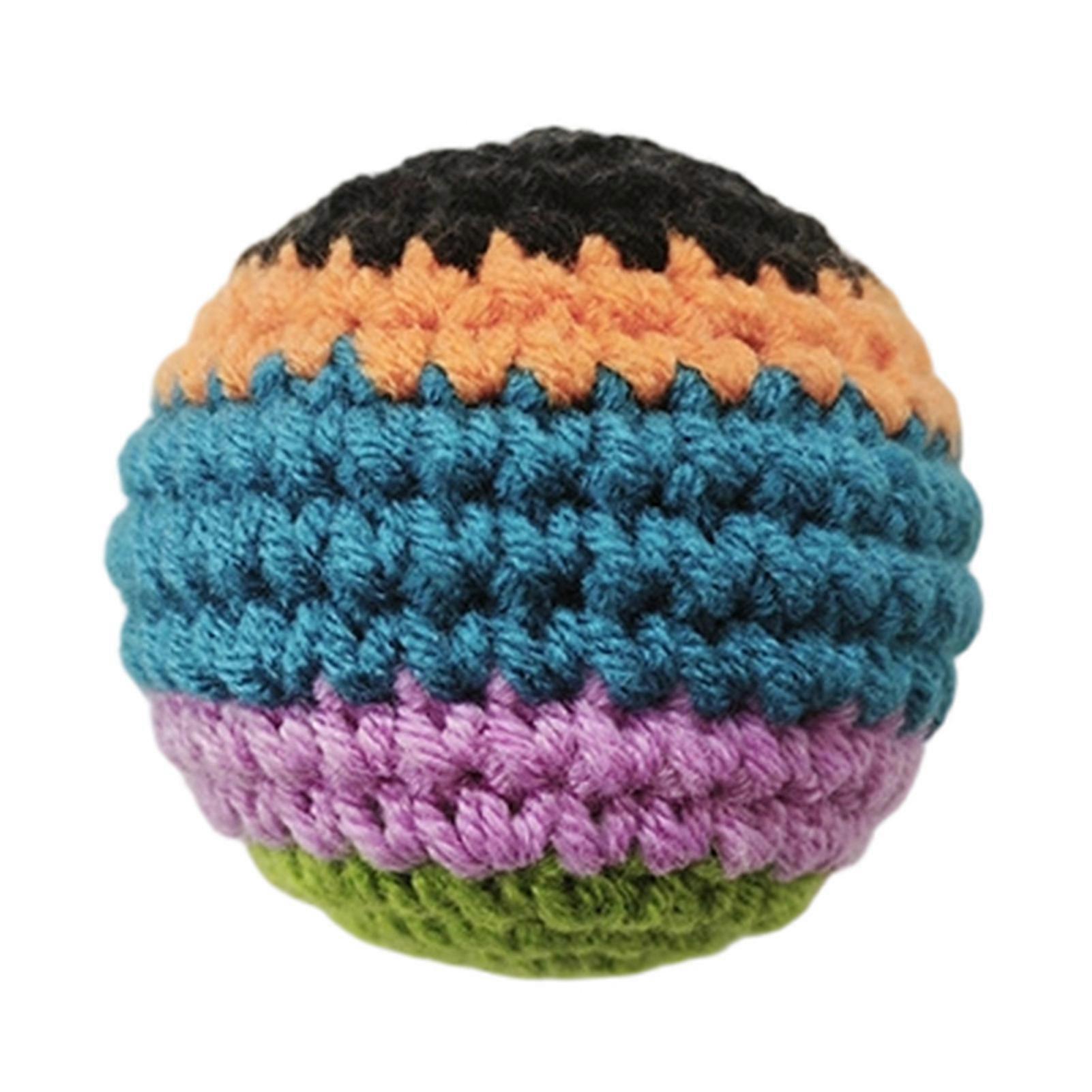 Crochet Footbag for Balance - Unique Patterns & Durable - for Beach & Yard