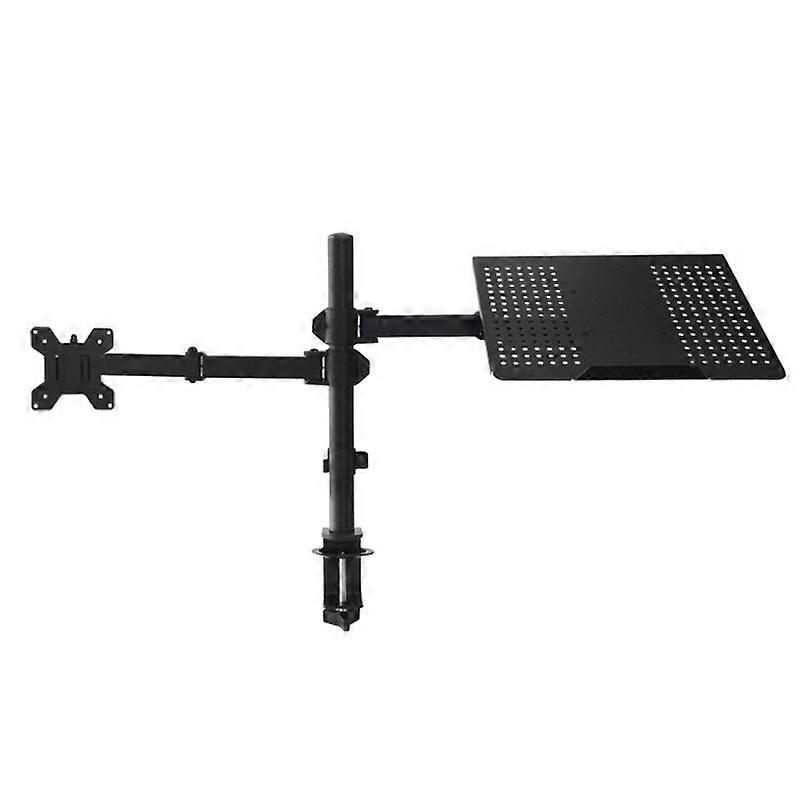 Dual Purpose Computer Lift Rotatable Dual Screen Bracket
