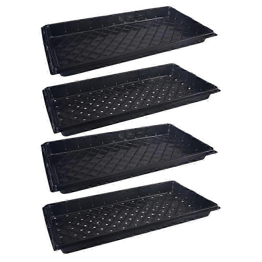 Flowerpot Base Tray Plastic compatible with Supporting Flowerpot 4Pcs Thickened