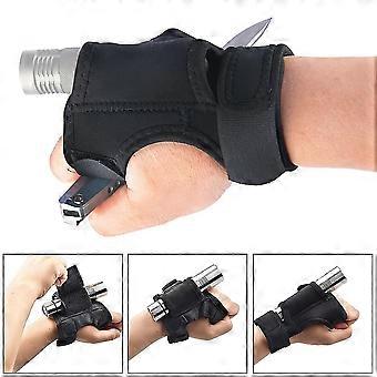 Tauchen Taschenlampe Handschuhe Unterwasser Led Taschenlampenhalter Fotografie Ausrüstung Handschlaufe Handschuh für die Jagd Wassersport