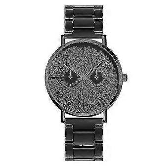 A0545 Sport Sport Okrągły matowy dialekt Chronograph Alloy Strap Wodoodporny Mężczyźni