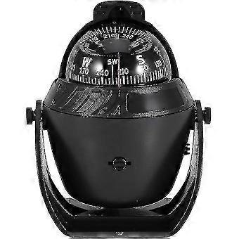 Marine Military Compass Navigation, Digital Dashboard Car Boat Compass, Night Vision Travel Compass Travel Travel Guide Compass