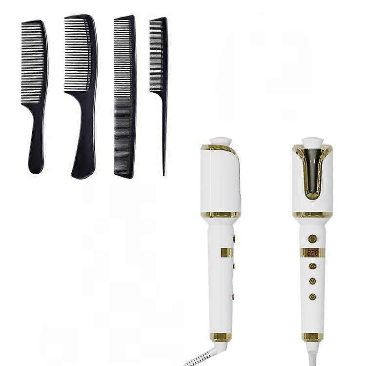 Useful Streamlined Styling Solutions: Automatic Rotating Curling Iron And Versatile Comb Set