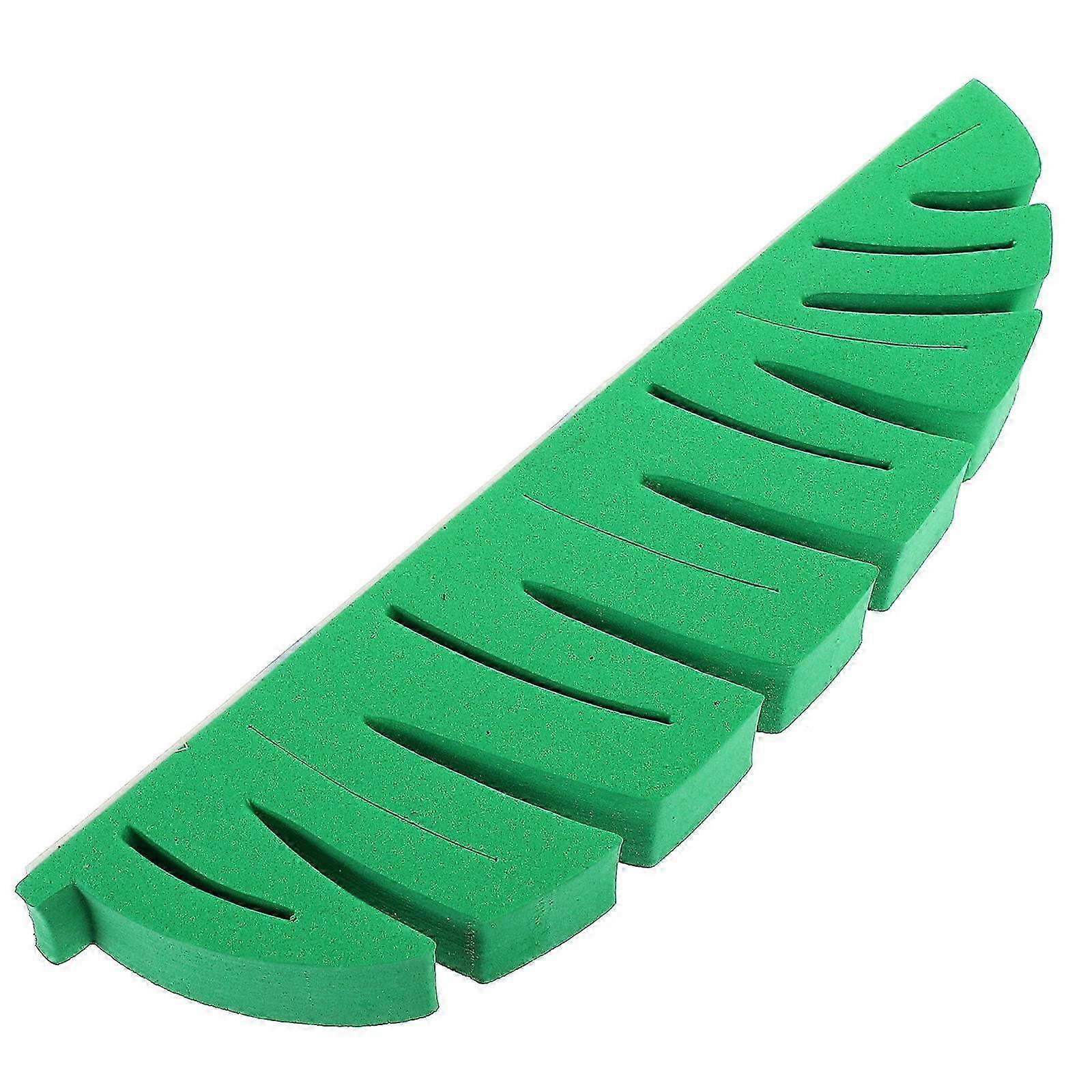 Makeup Brush Drying Rack for Storage Use Leaf Shaped Green Design