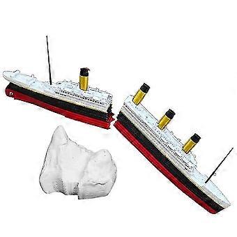 Realistisk delt Titanic badeleke og bassengleke, Titanic-topper, historisk nøyaktig knusbar Titanic-båt
