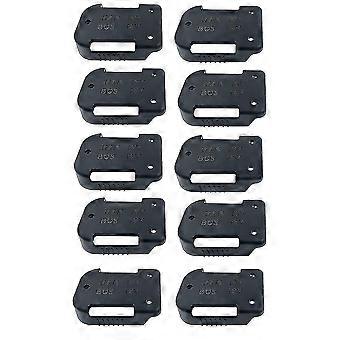 10pcs Werkzeug Batteriehalter, Akku Werkzeug Batterie Speicher Rack Kompatibel mit 18V Batterie und 18V