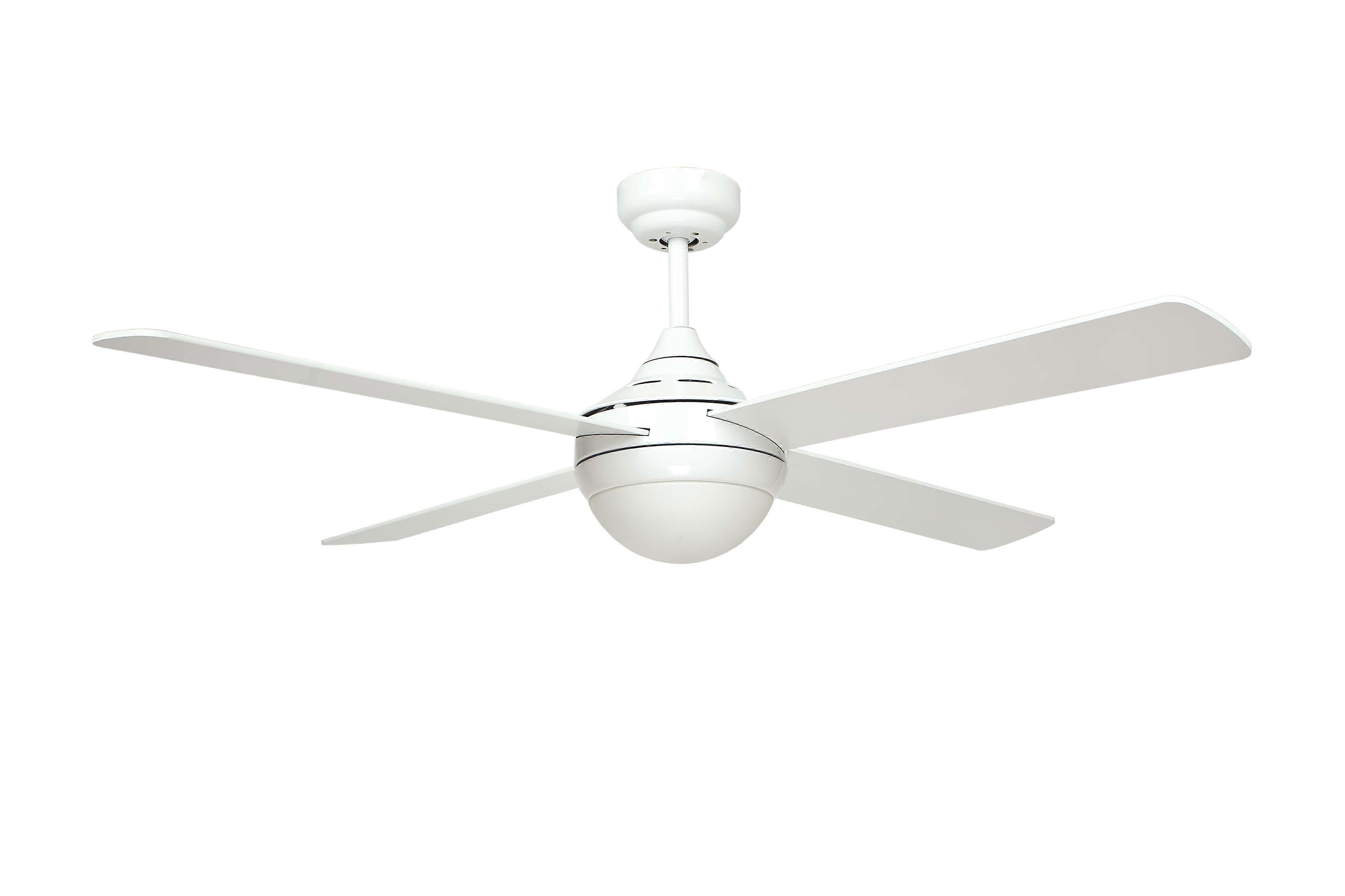 Ventilatore a soffitto BALOO White con luce e telecomando