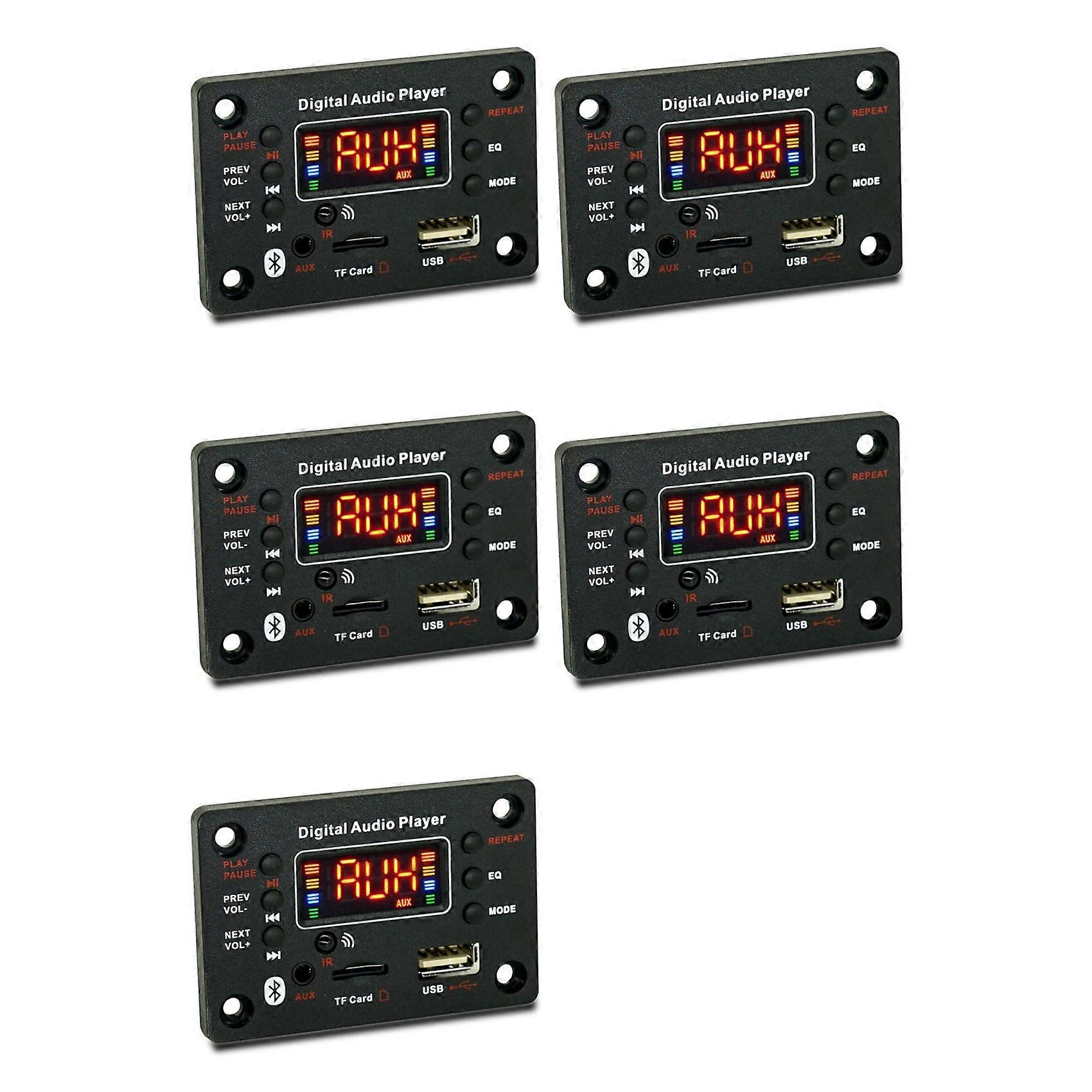 5X Bluetooth Module Car Audio Mp3 Decoder Bluetooth Mp3 Decoder Board Power Amplifier Board External Microphone Function