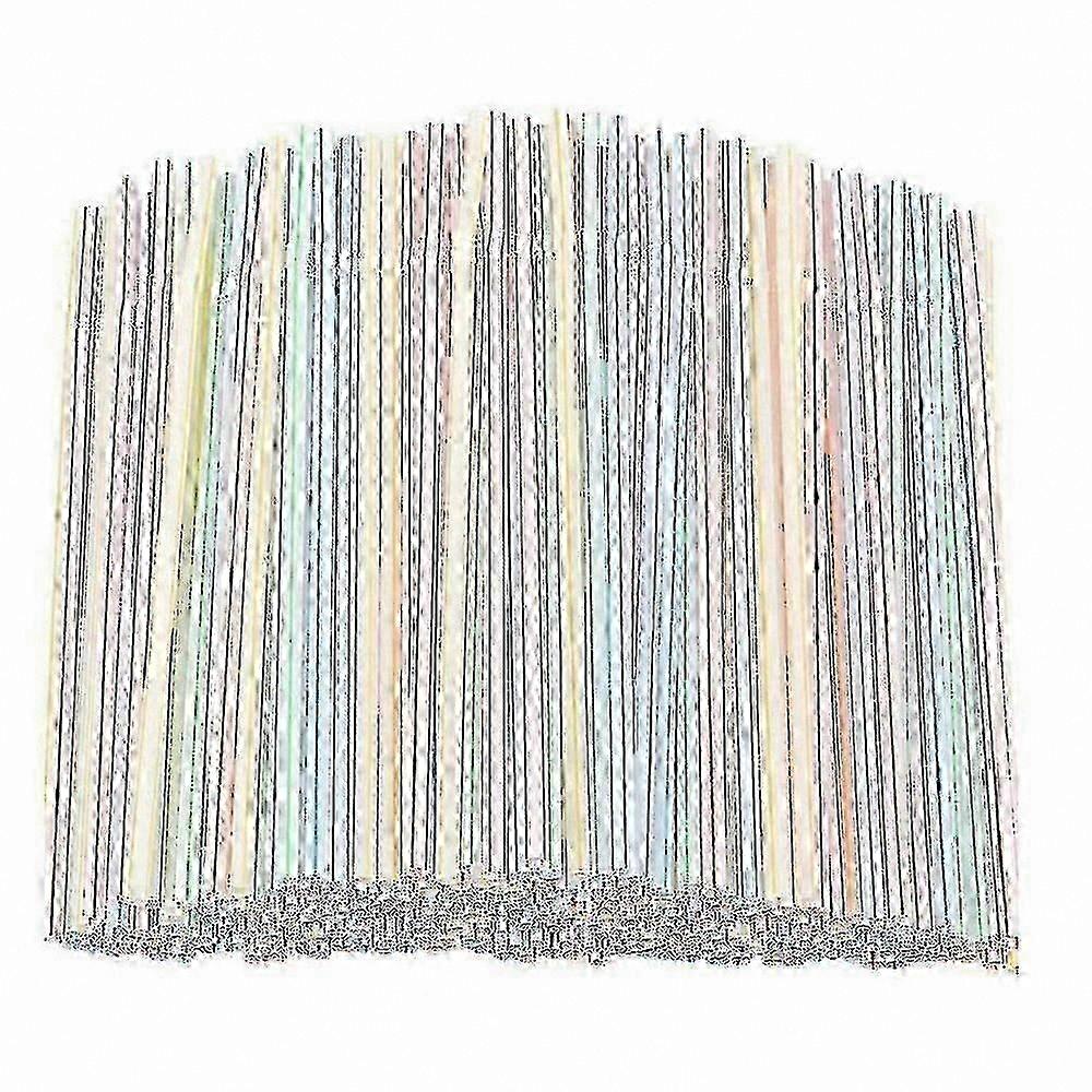 1000pcs Eco-Friendly Flexible Plastic Drinking Straws, Safe & Durable