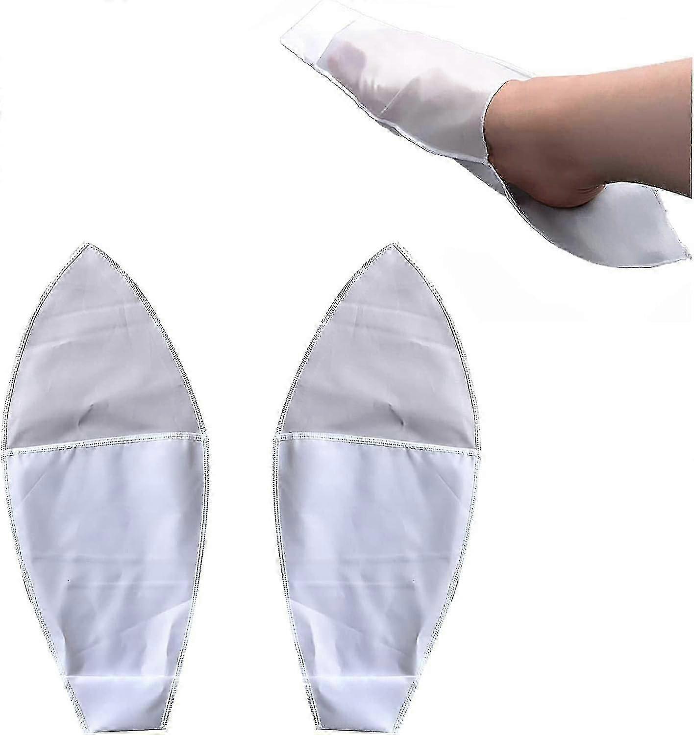 2 Pcs Open Toe Compression Aid Socks - Nylon Sock Applicator Tool for Stocking Application