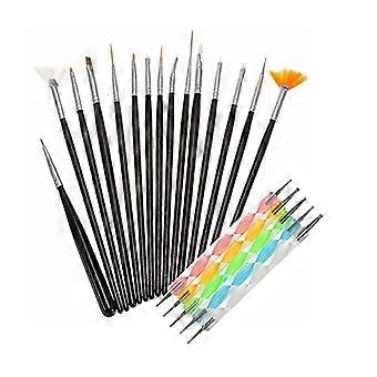 Nail Art Dotting Tool Set with Precise Control, Dual Ended Nail Dotting Pen for Manicure Painting