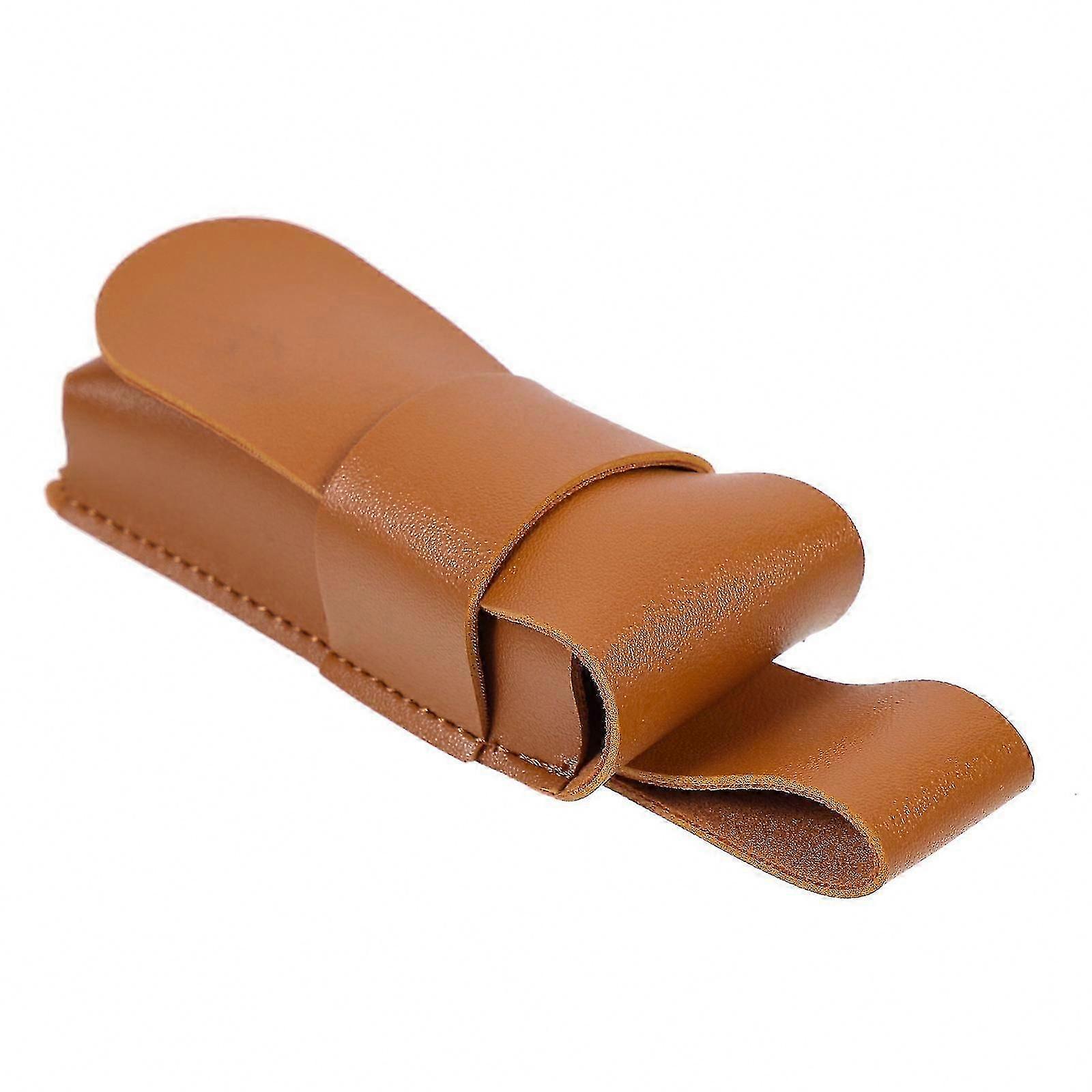 Microphone Protection: Brown Harmonica Case and Sleeve
