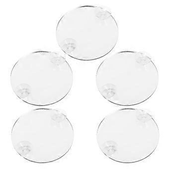 Enkelzijdige acryl spiegel voor betta-aquariumdecoratie, 25 stuks met zuignap.