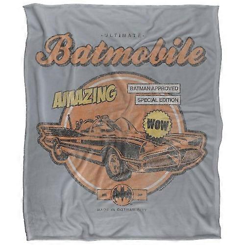 Batman Amazing Batmobile Soft Touch Blanket