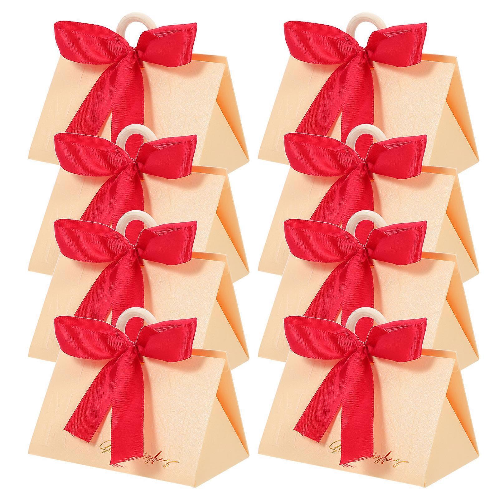 Gift Boxes Wedding Candy Boxes for Decoration 20Sets Red Candy Holders