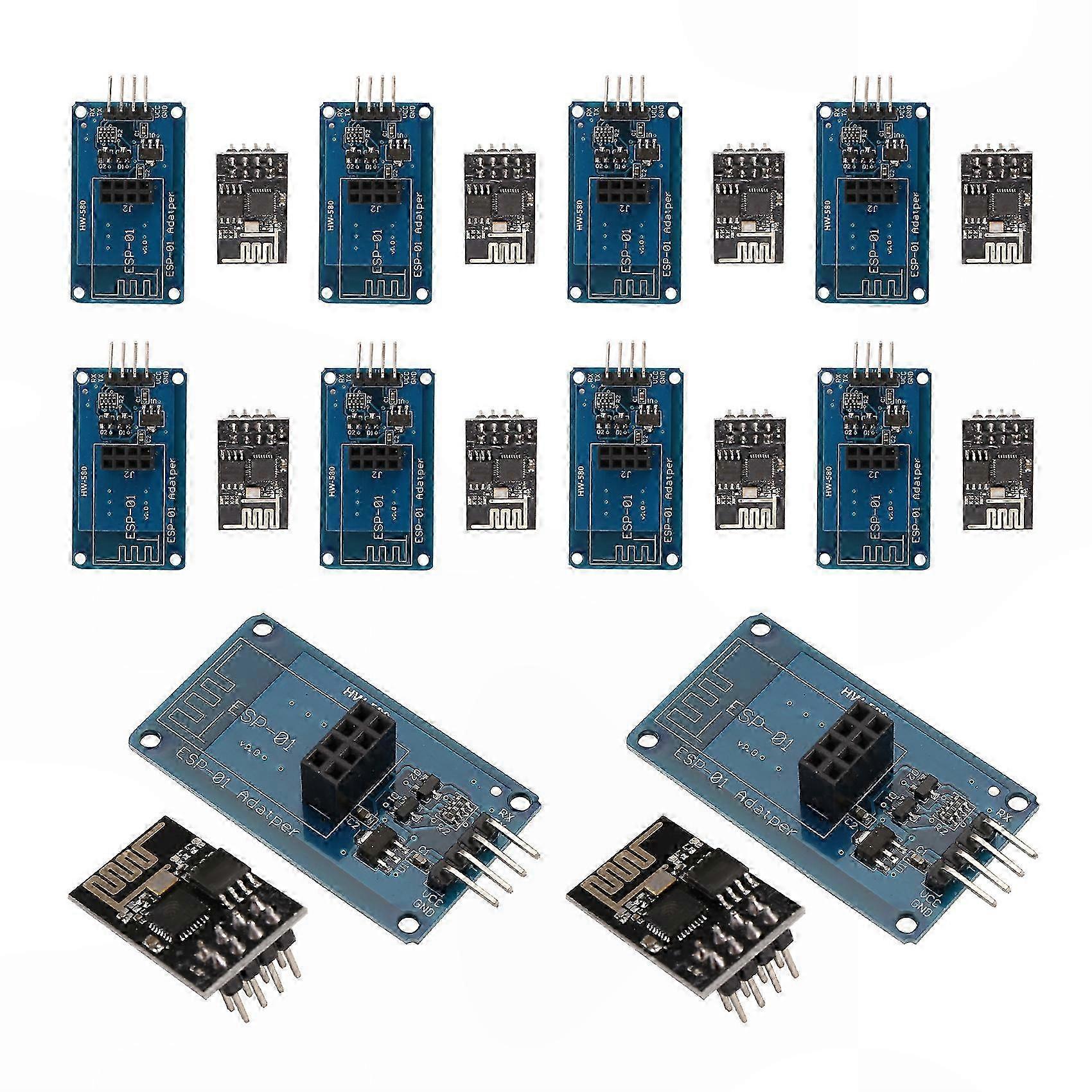 Simplified Module Integration Breakout PCB | Esp01 Adapter for ESP8266 ESP-01 WiFi Modules | 3.3V & 5V Compatible Interface