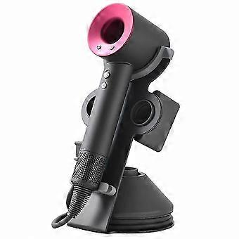 Hair Dryer Rack, Metal Tabletop Shelf, Vertical Blow Dryer Holder for Dressing Table, No-Punch Installation