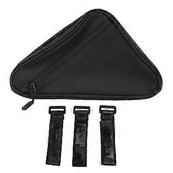 Bike Top Tube Bag Vattenavvisande Cykel Triangel Påse Stor Kapacitet Cykel Främre Ramväska för MountainBike Svart