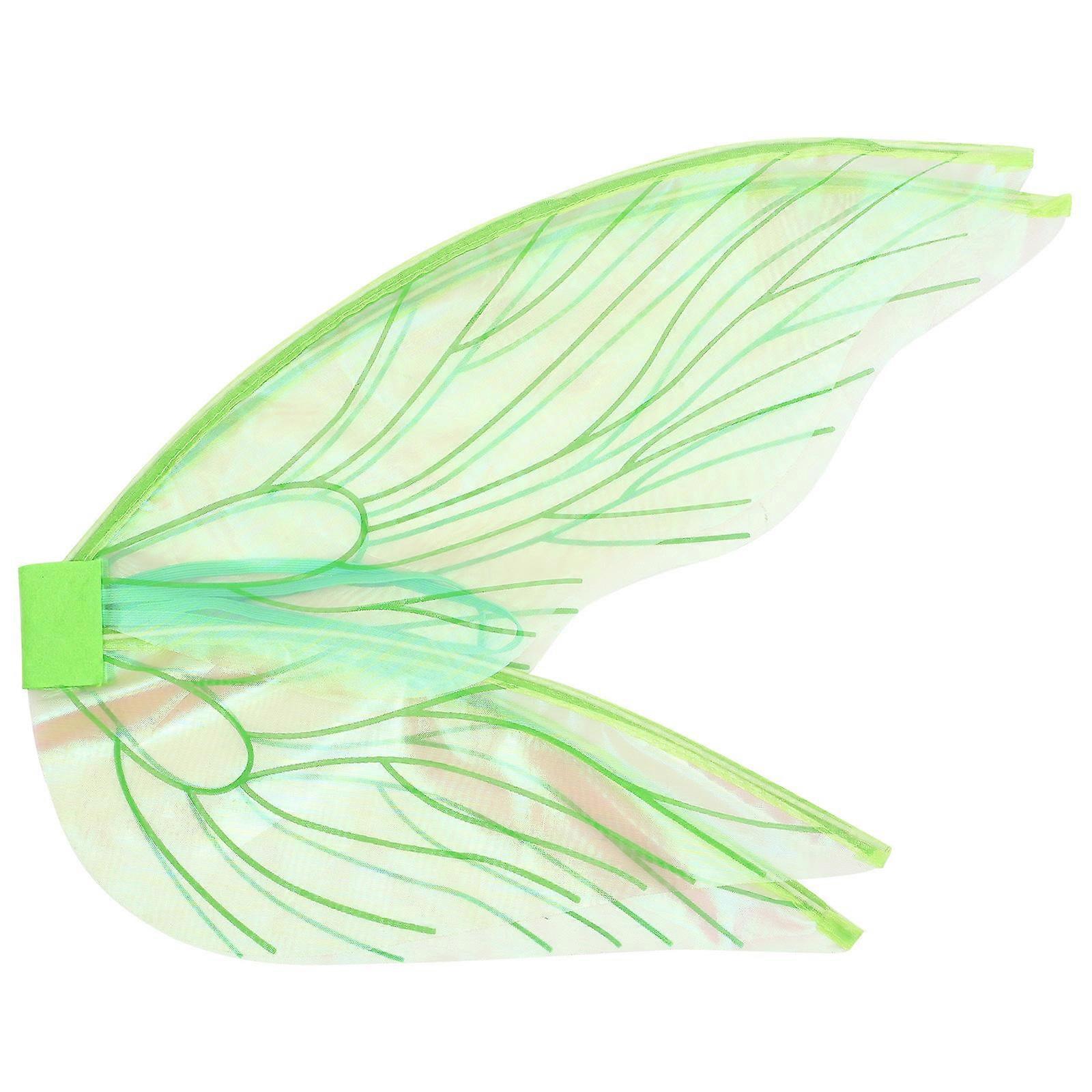 Ailes de fée vert clair pour cosplay, ailes d'elfe