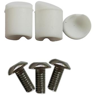 1set Scooter Rear Back Fender Mudguard Screw Rubber Cap Screw Plug Cover For M365 Electric Scooter