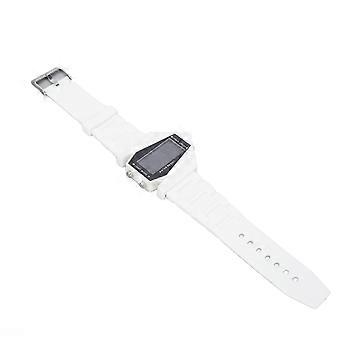 DTCY Sports Electronic Watch Date Display Alarm Function Airplane Style Waterproof LED Electronic Watch compatible with Boys White