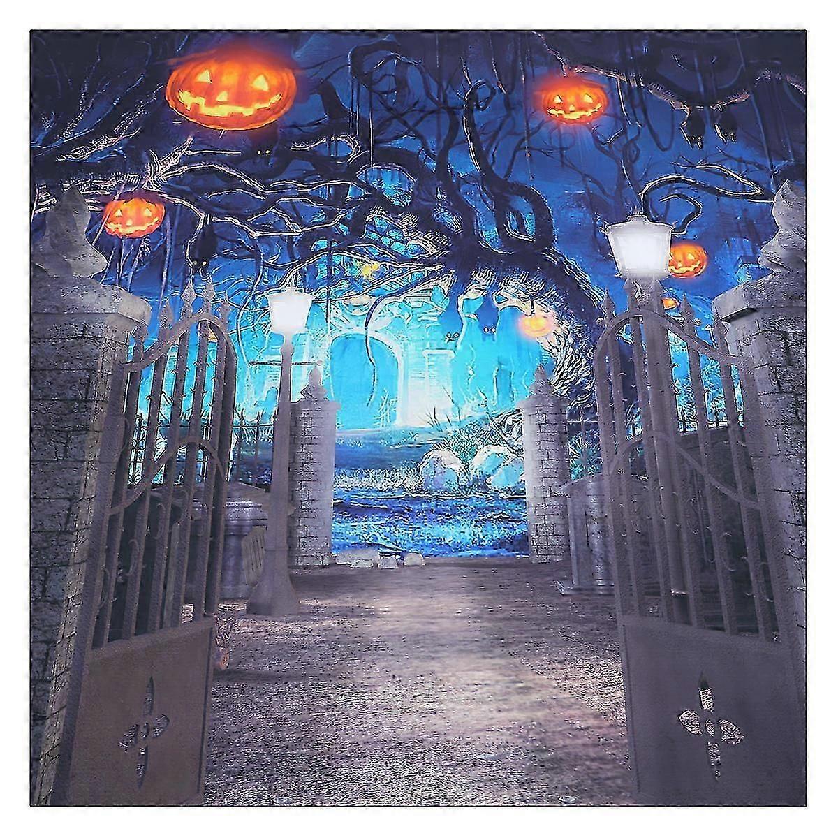 Toile de fond photographique multicolore pour Halloween, accessoire de studio