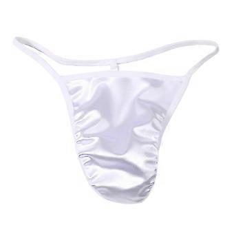 Fianao U Convexo Cintura Baixa Cor Sólida Homens Tanga Roupa Interior Quadril Aberto G-Strings Inside Wear