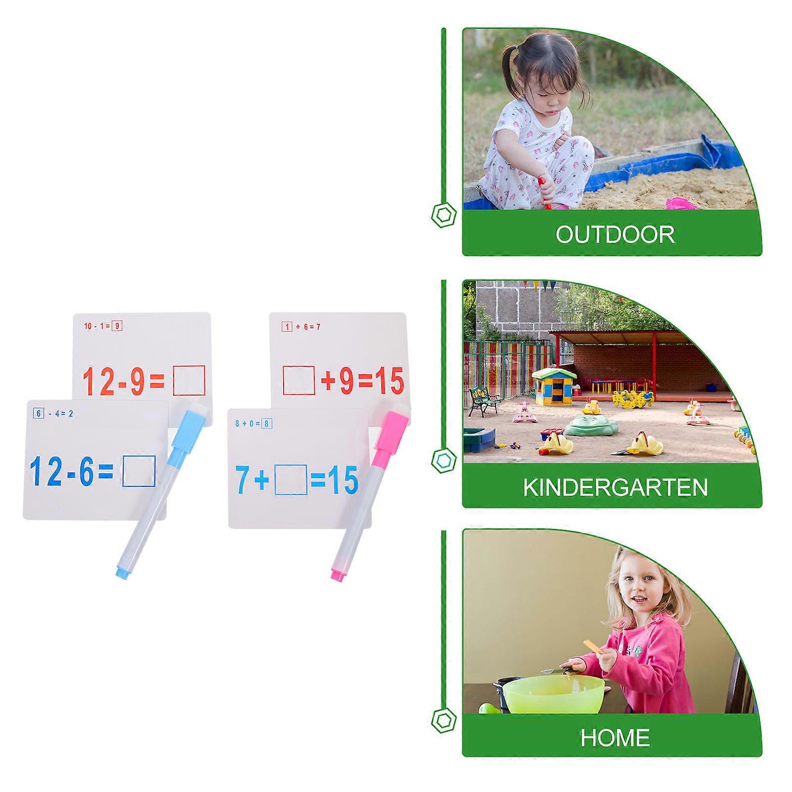 Arithmetic Flash Cards Math Learning Cards for Learning 8Sets