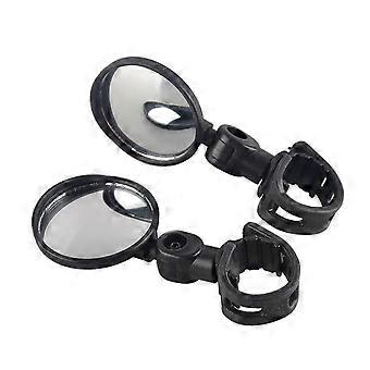 Compact Bike End Bar Mirror Bike Accessory Full Rotation Cycling Rear View Mirror compatible with Cycling-In Stock