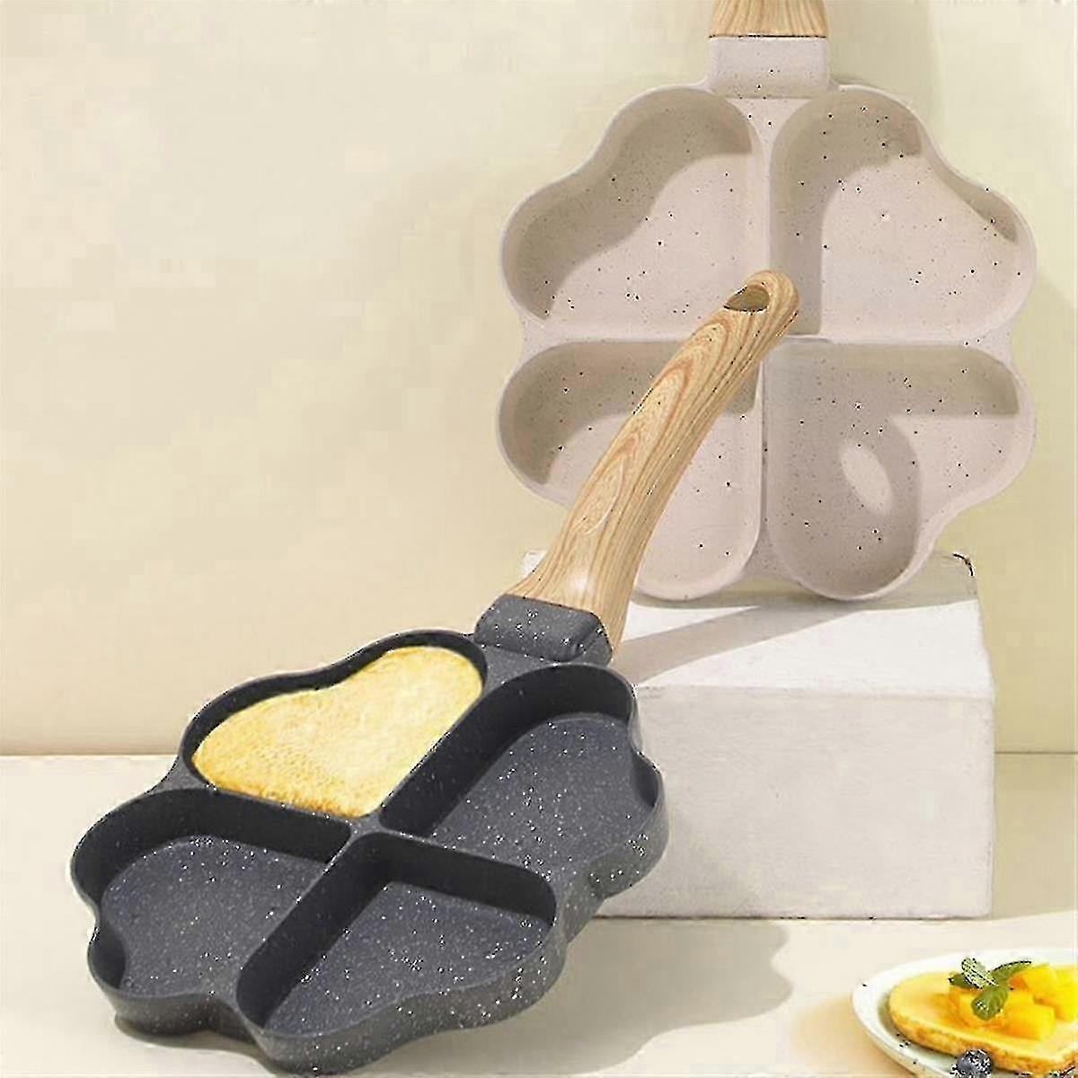Cast 4-Heart Egg Cooking Pan