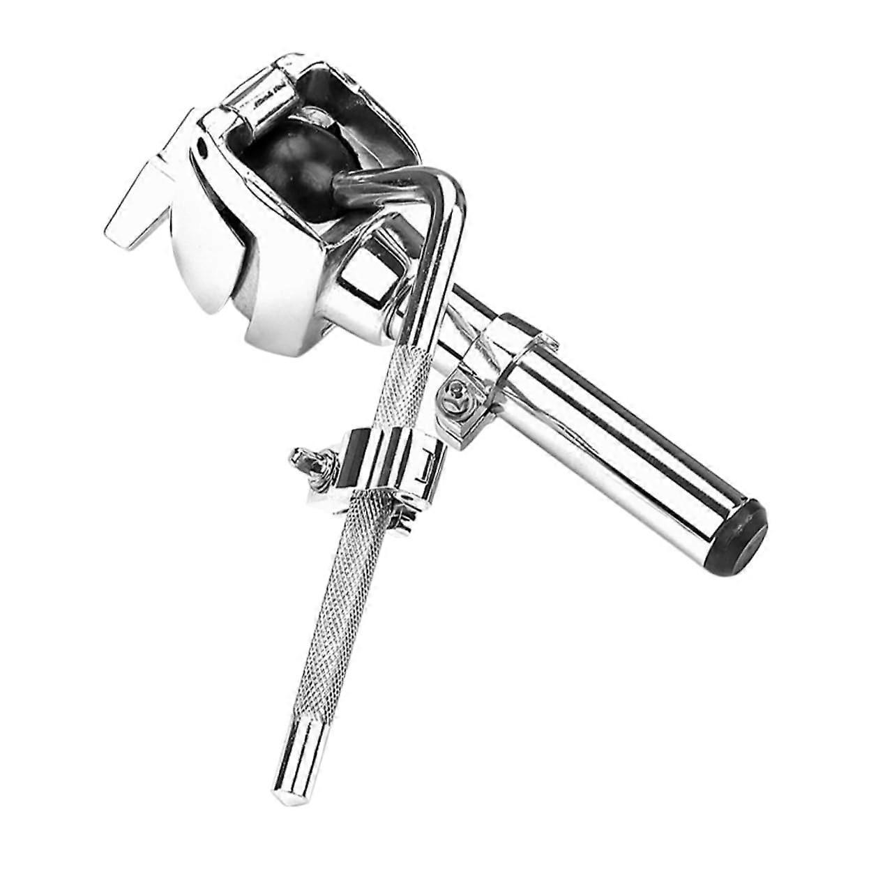 Drum Arm Stand Bracket with Quick Cymbal Mount, Adjustable Angle Clamp for Drum Kit Setup