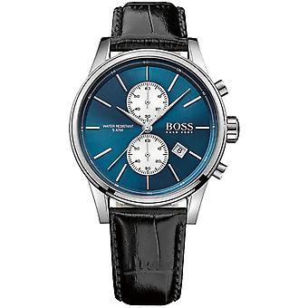Jet Chrono hugo boss Quartz Analog Man Watch with Synthetic Leather Bracelet 1513283