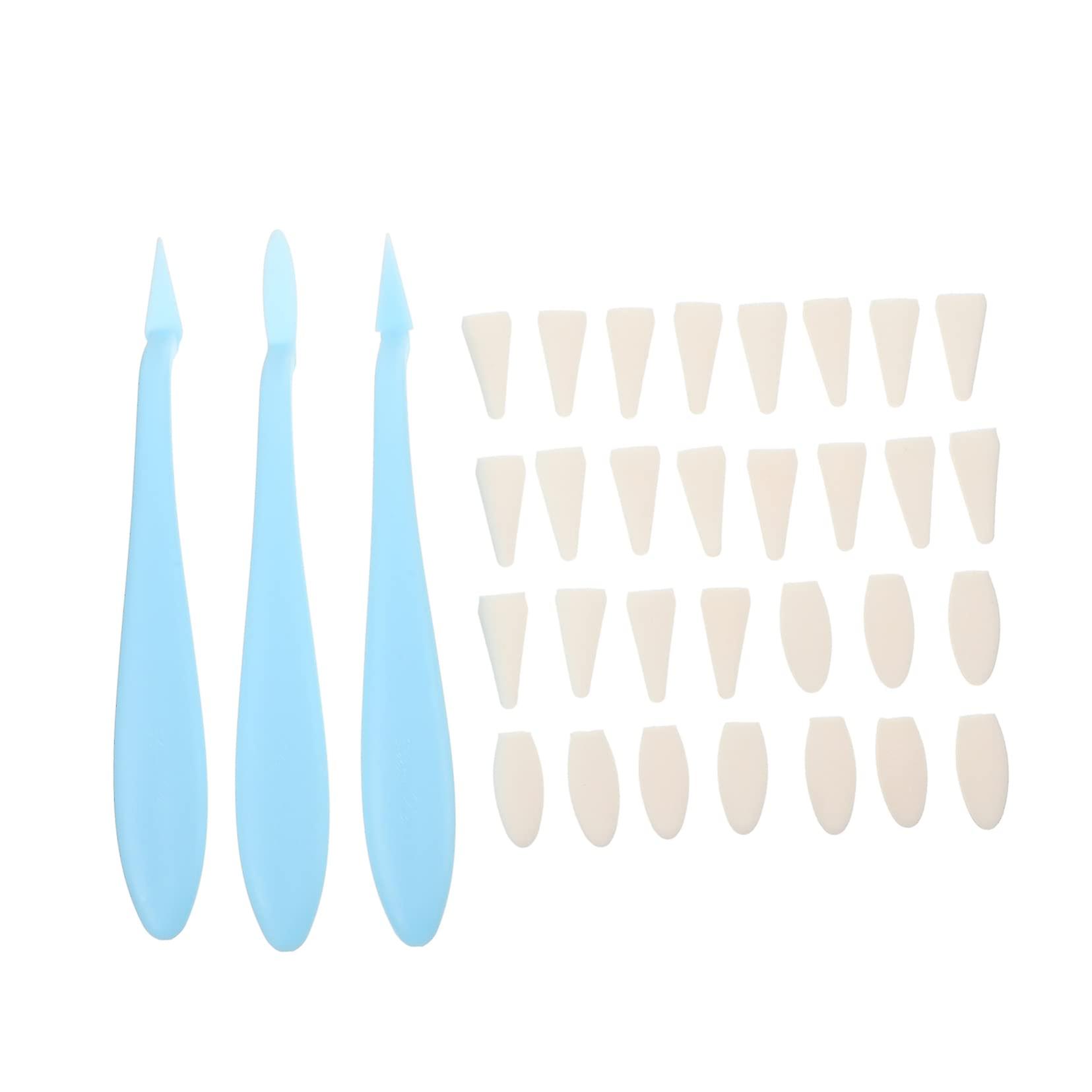 Blending Sponge Tool with Replaceable Tips for Precise Smudge Erase and Highlight Detailing Drawing