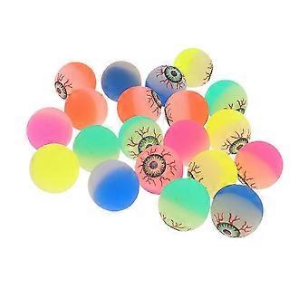 24 Stück Spielzeug im Großpack, Halloween-Süßigkeiten-Spielzeug, Hüpfbälle im Großpack, Halloween-Augen, Hüpfbälle für Halloween.