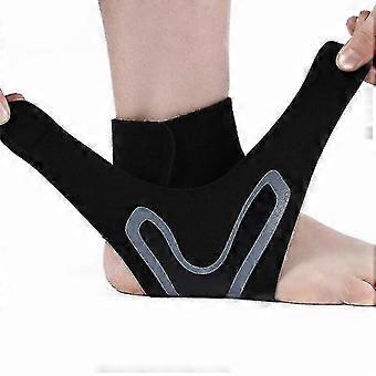 Ankle Support Brace with Adjustable Straps, Breathable Neoprene Compression Wrap for Running, Mountaineering, Taekwondo, Injury Recovery, 1 Pair