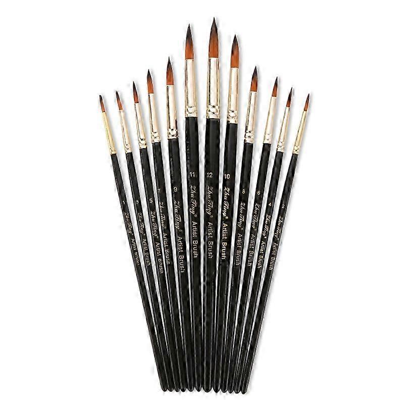 Smooth-Flow Nylon Watercolour Brush Set