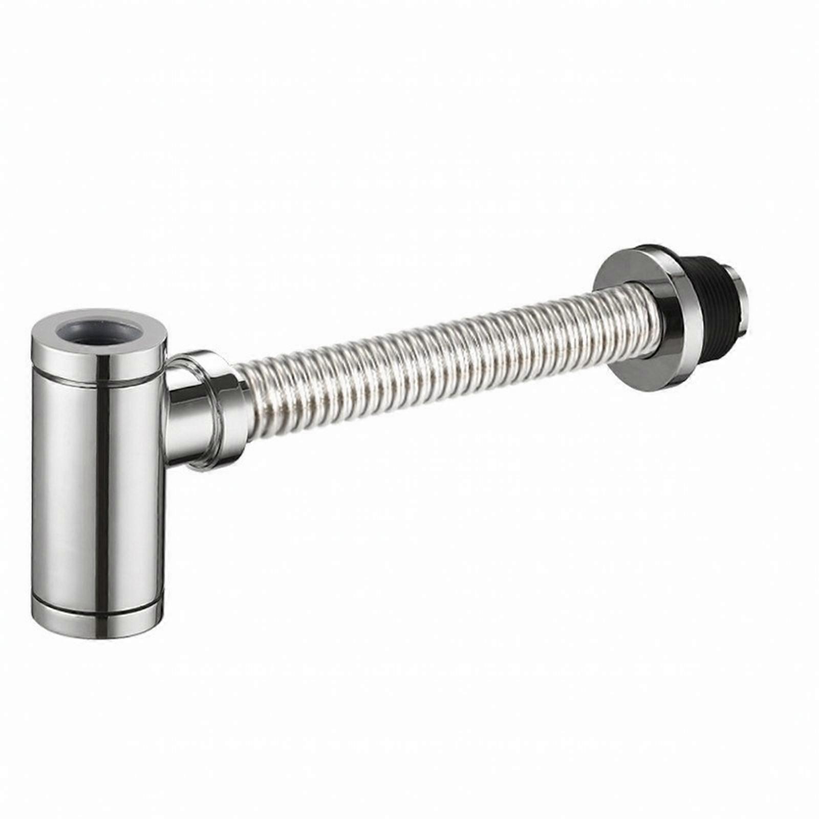 Sink Drain Fitting with Siphon Seal | Chrome Copper Construction, Secure