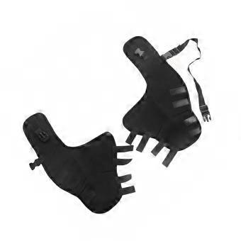 Adjustable Dog Rear Leg Brace with Linked Two-Sleeve Construction and Closures to Keep Both Rear Legs Covered During Care  XS