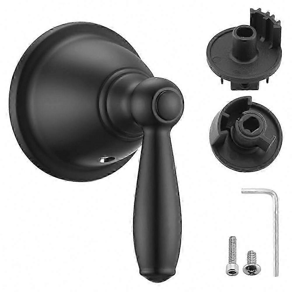 Black Metal Shower Handle Kit