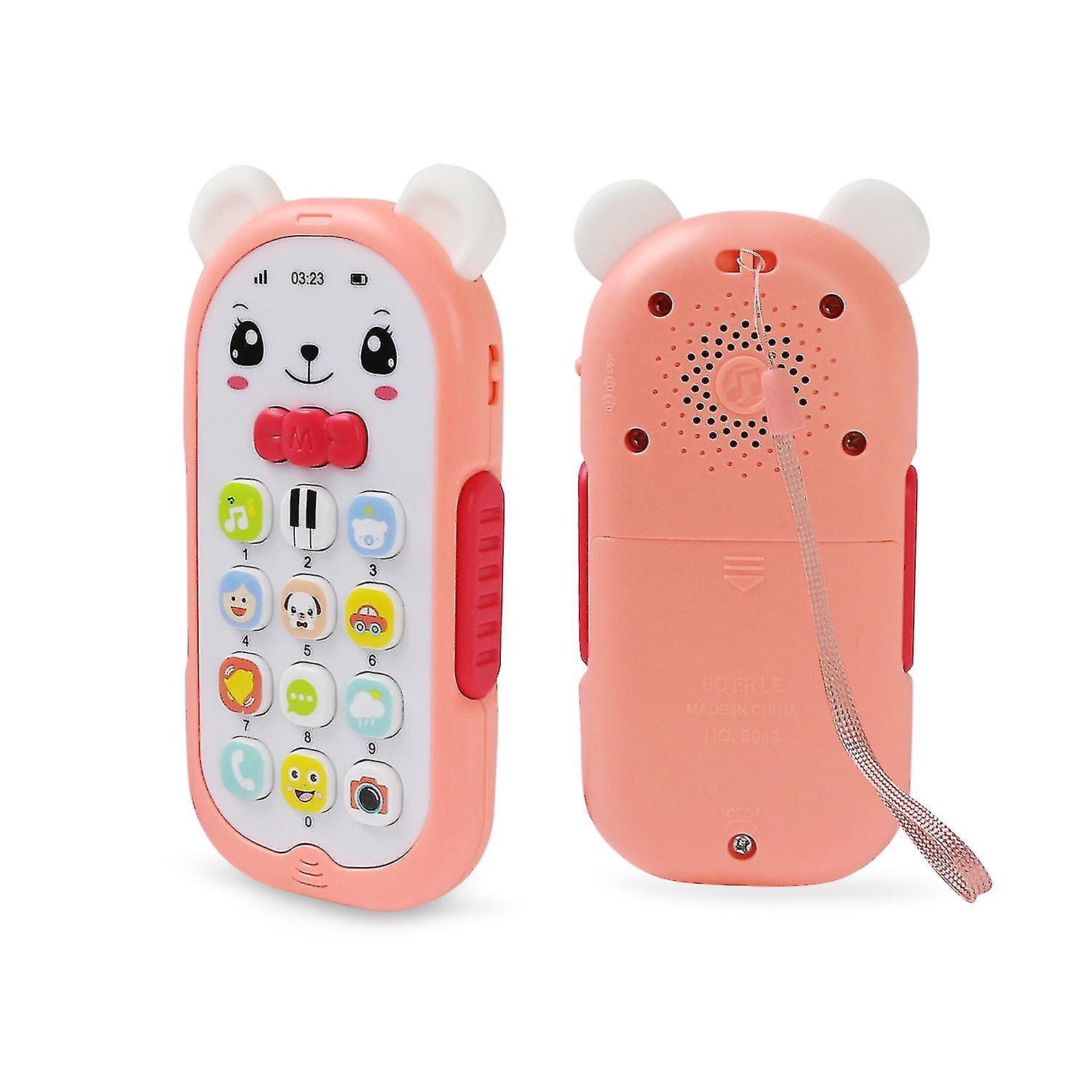 Baby Mobile Phone Toy. E-learning Smart Phone Toys, Interactive Educational Mobile Phone Sound Toys