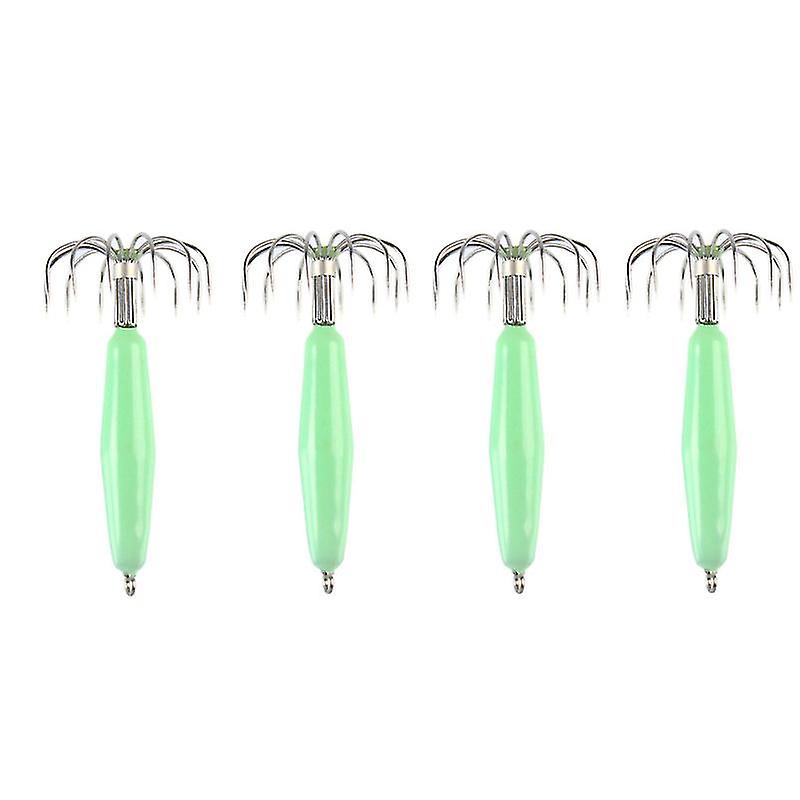 4pcs Night Glowing Fishing Hook-1