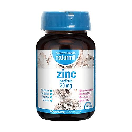 Zinc pcolinate 20mg 60 tablets